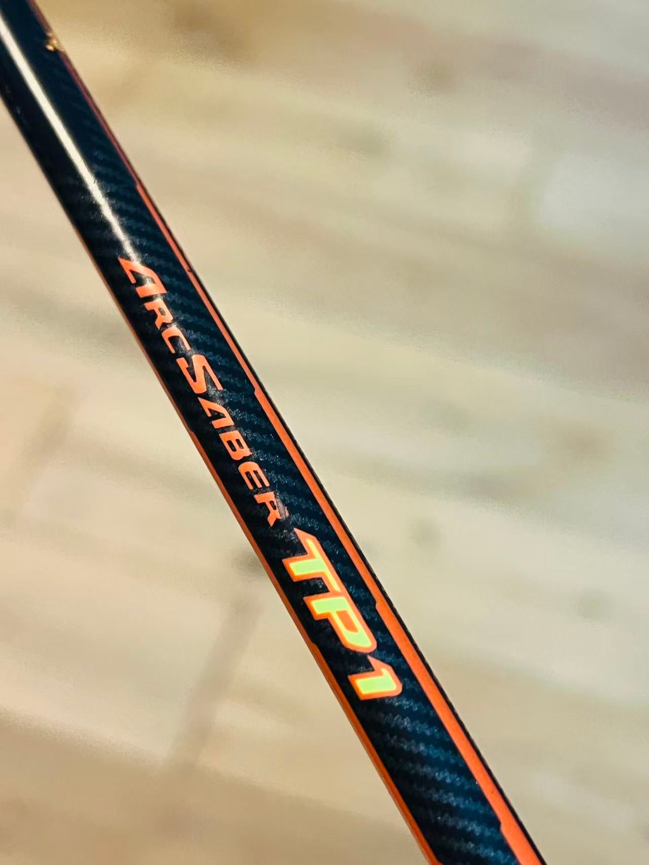 YONEX used badminton racket ARCSABER TP1 strung 26lbs 4UG5