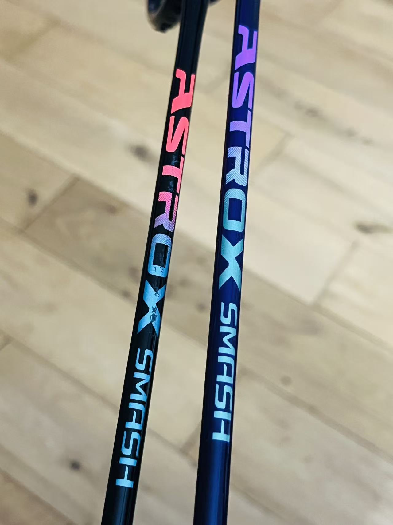 Yonex used Astrox SMASH badminton double rackets unit 4U strung 26lbs