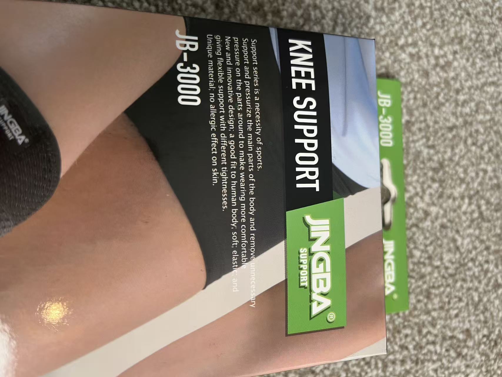 Soft-strapped knee supporter