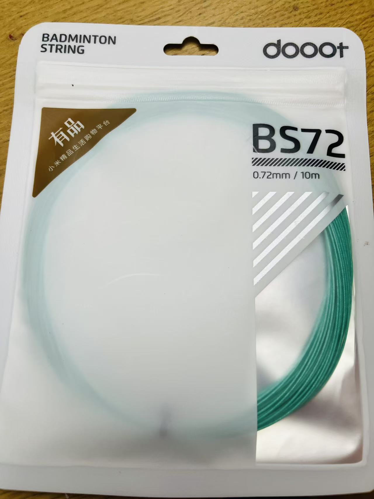 Durable racket strings with a rare diameter of 0.72 mm