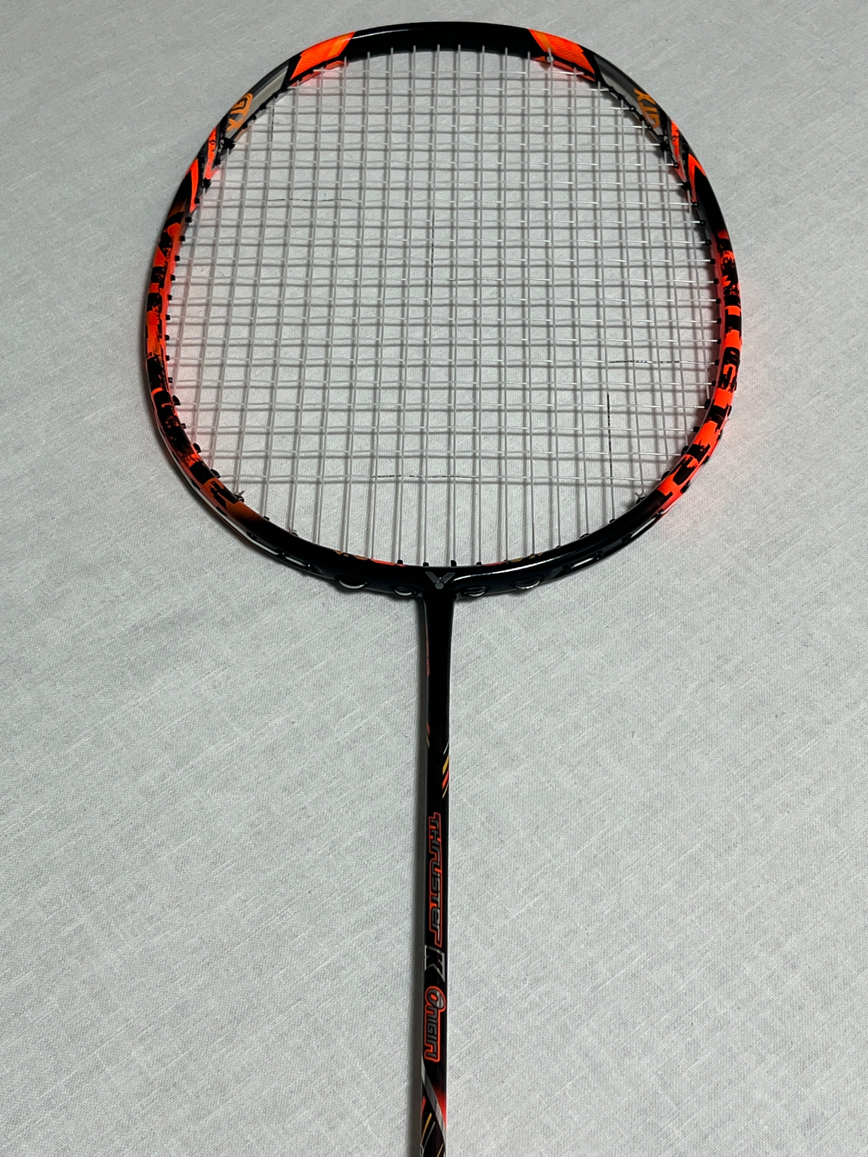 VICTOR THRUSTER K Onigiri used badminton racket 4UG5 strung 26lbs(max 29lbs)