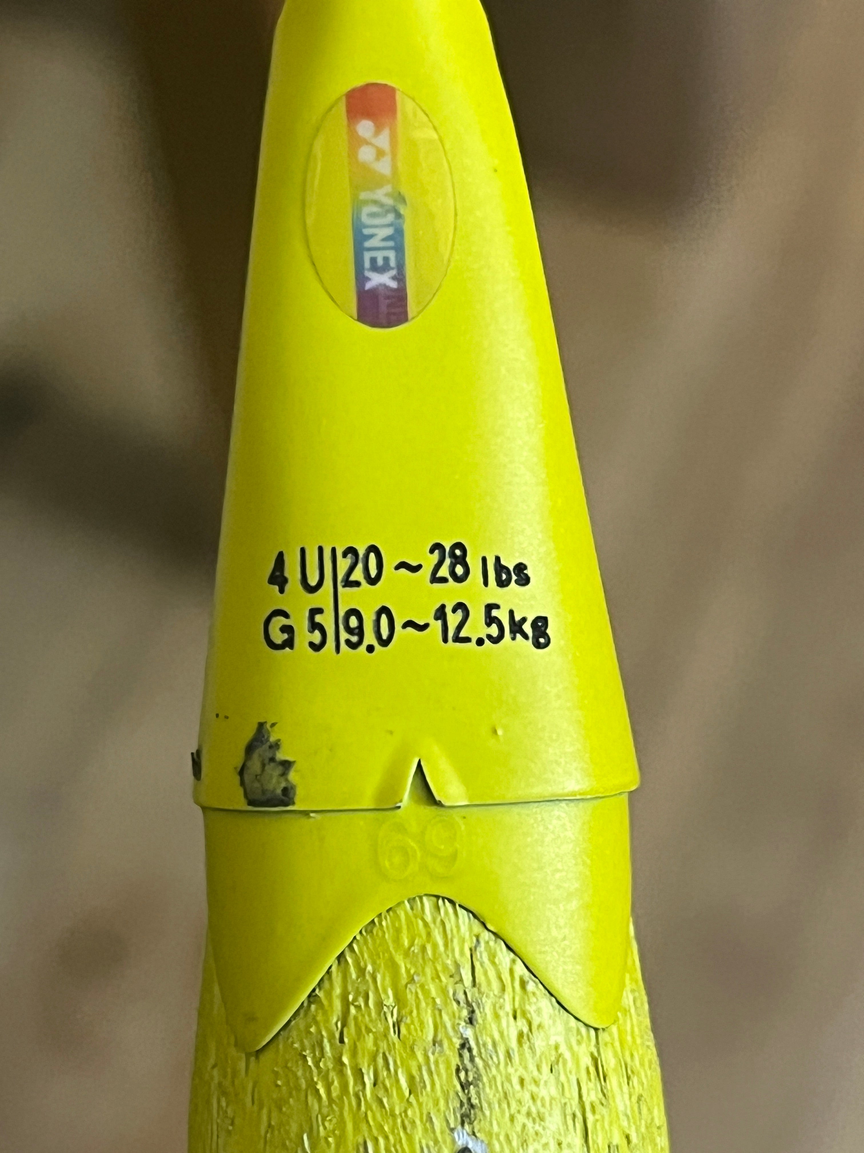 Yonex used Nanoflare 8S badminton racket 4U unstrung