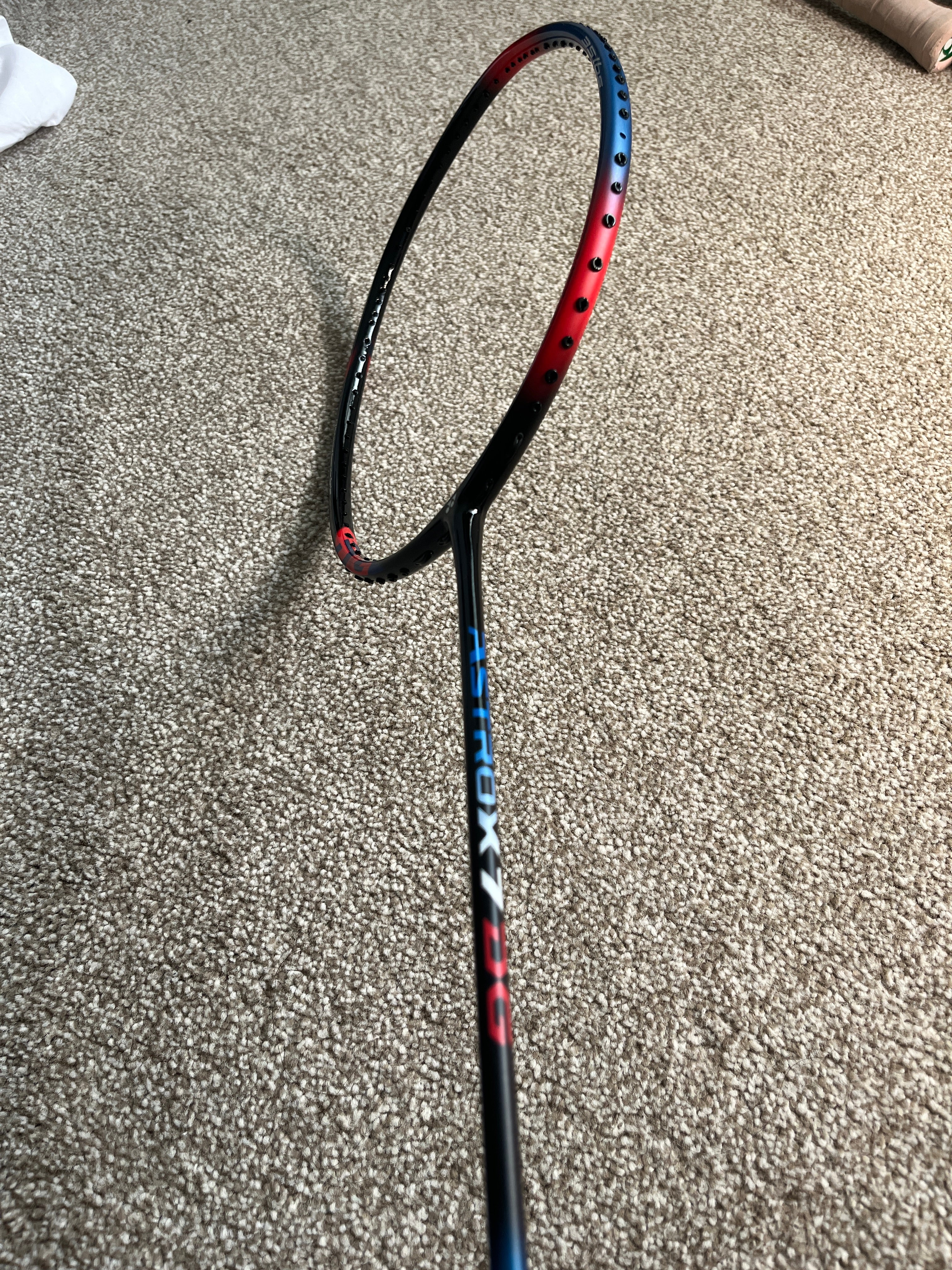 Yonex used Astrox 7DG badminton racket unstrung