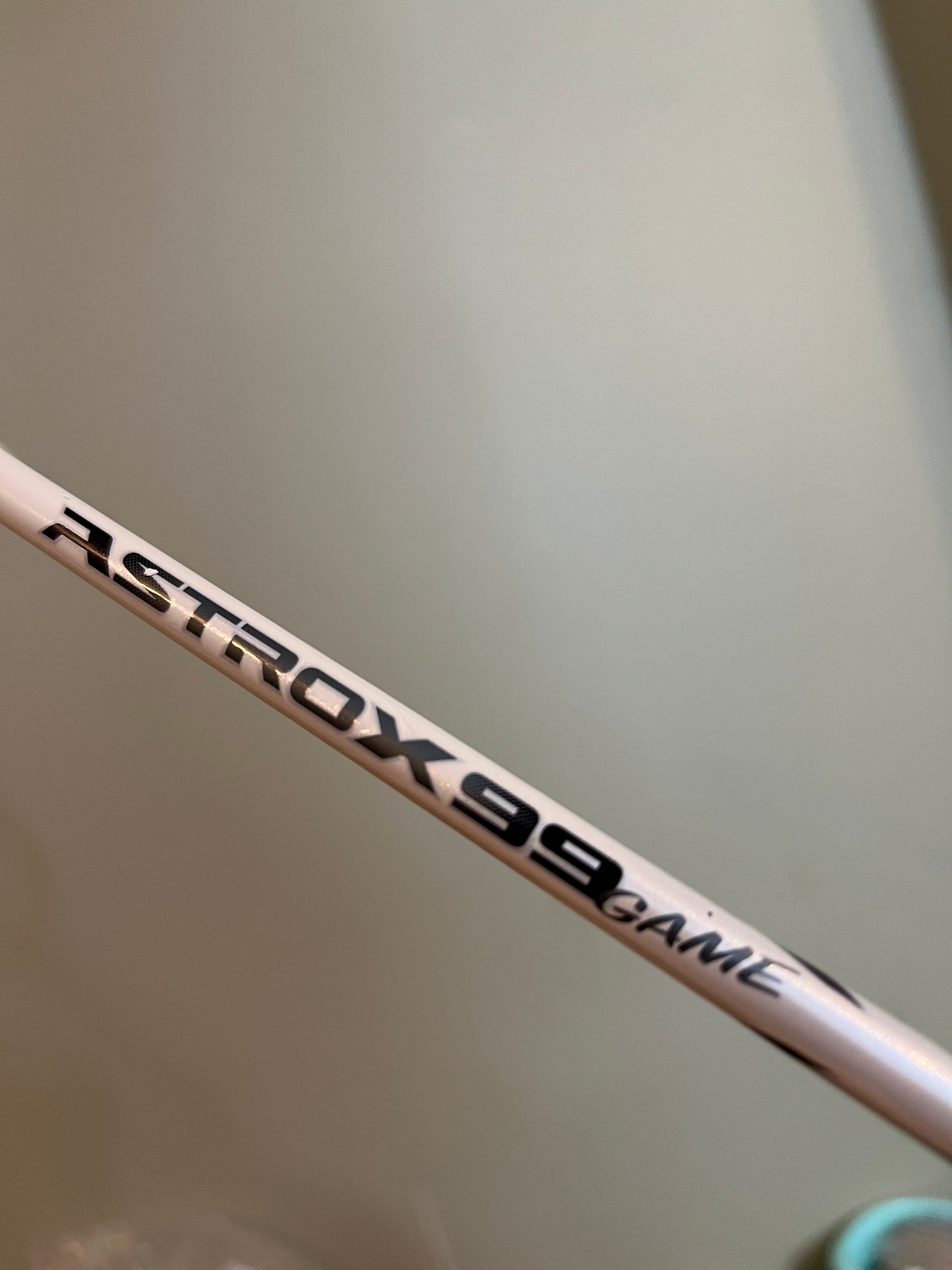 Yonex used Astrox 99 Game white tiger badminton racket unstrung 4U