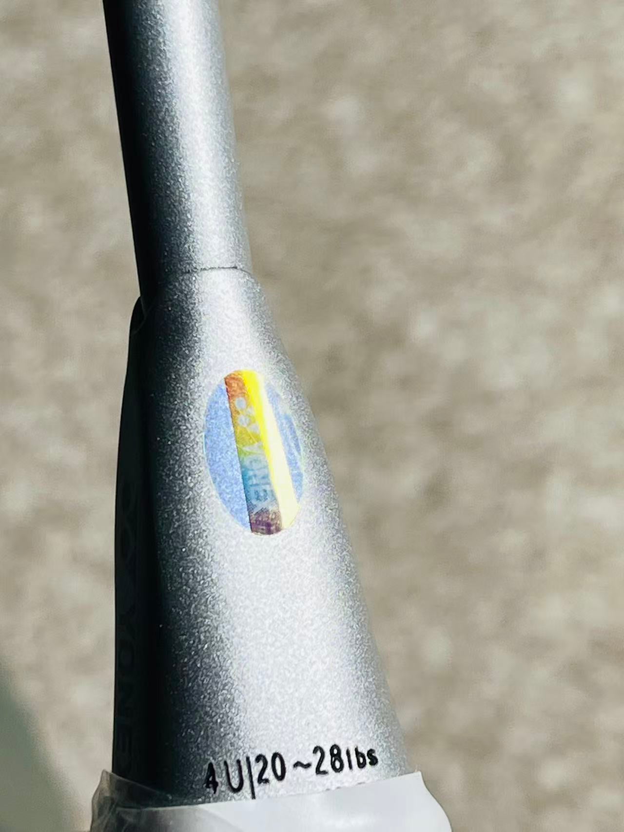 Yonex used Nanoflare 700 game badminton racket strung 4U 26lbs