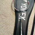 Yonex used Duora Strike badminton racket strung 3U 27lbs