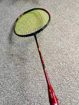 Yonex used Astrox 99 Tour Red Sun badminton racket strung 4U 26lbs