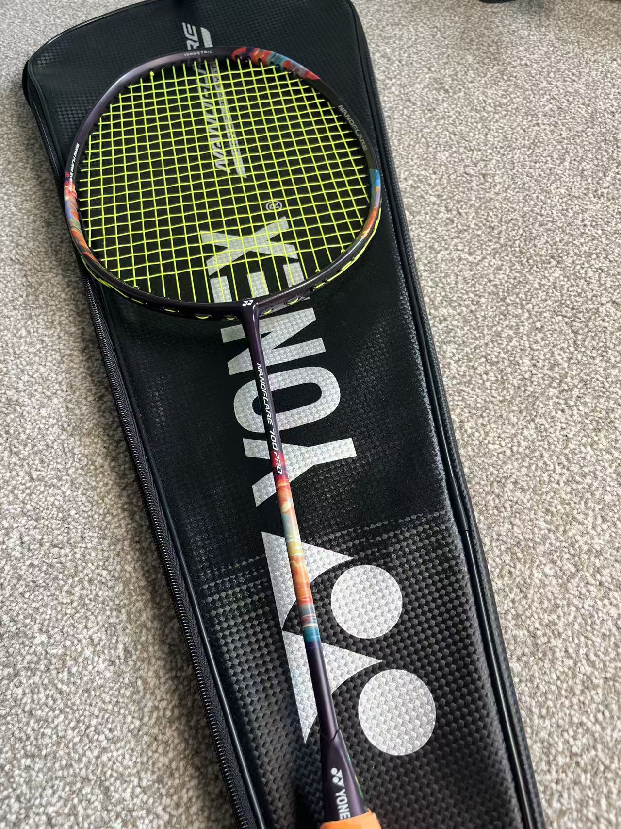 Yonex used Nanoflare 700 pro badminton racket strung 5U 26lbs