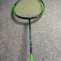 Victor used Thruster K Onigiri badminton racket strung 4U 26lbs