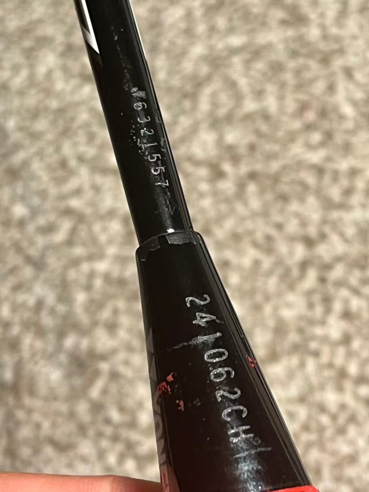 Yonex used Voltric VT3 badminton racket strung 4U 26lbs