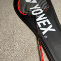 Yonex used Astrox 77 badminton racket strung 4U 26lbs