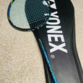 Yonex used Nanoflare 700 badminton racket strung 4U 26lbs