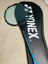Yonex used Nanoflare 700 badminton racket strung 4U 26lbs
