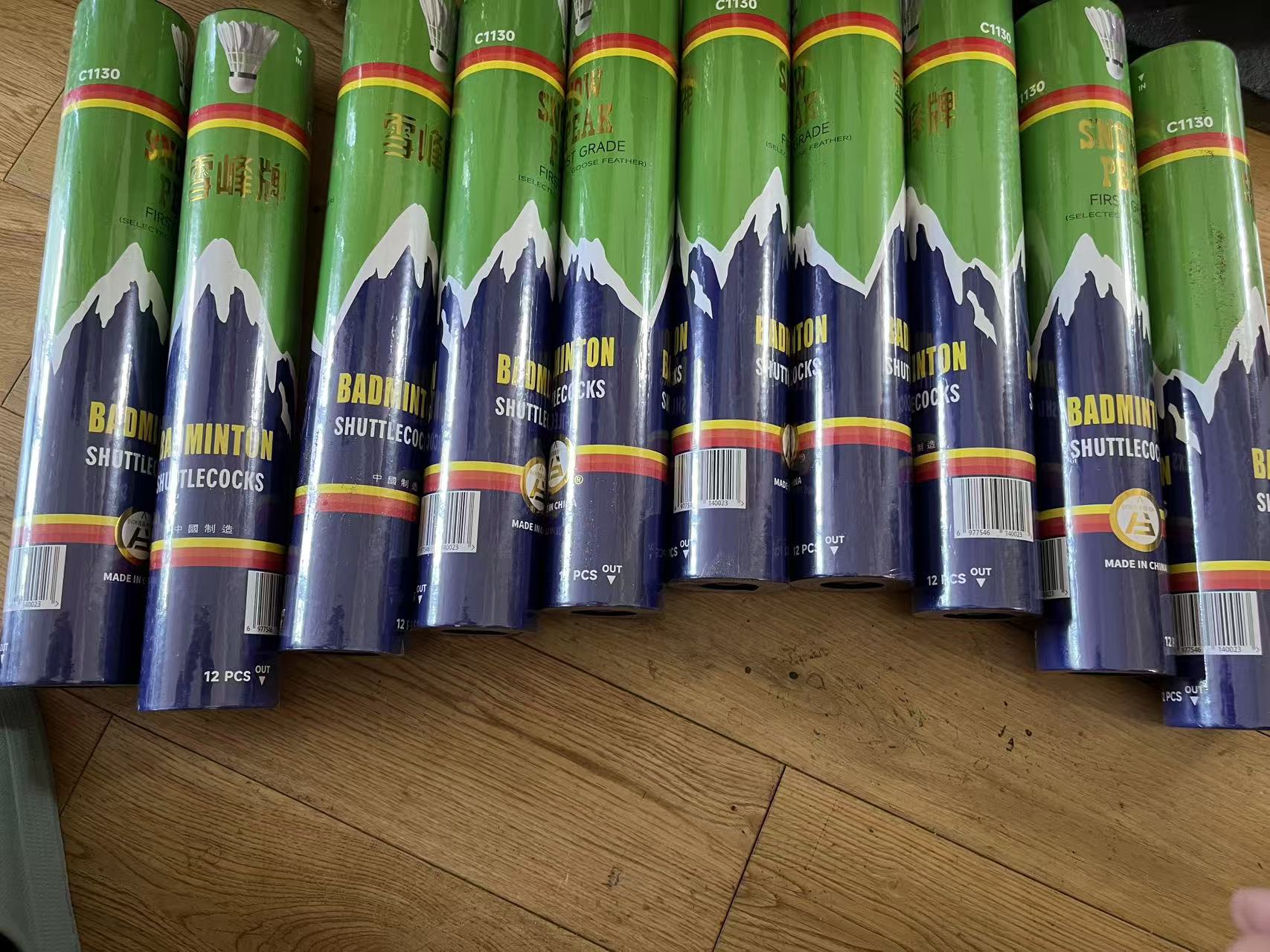 Badminton feather shuttles for hight-level club