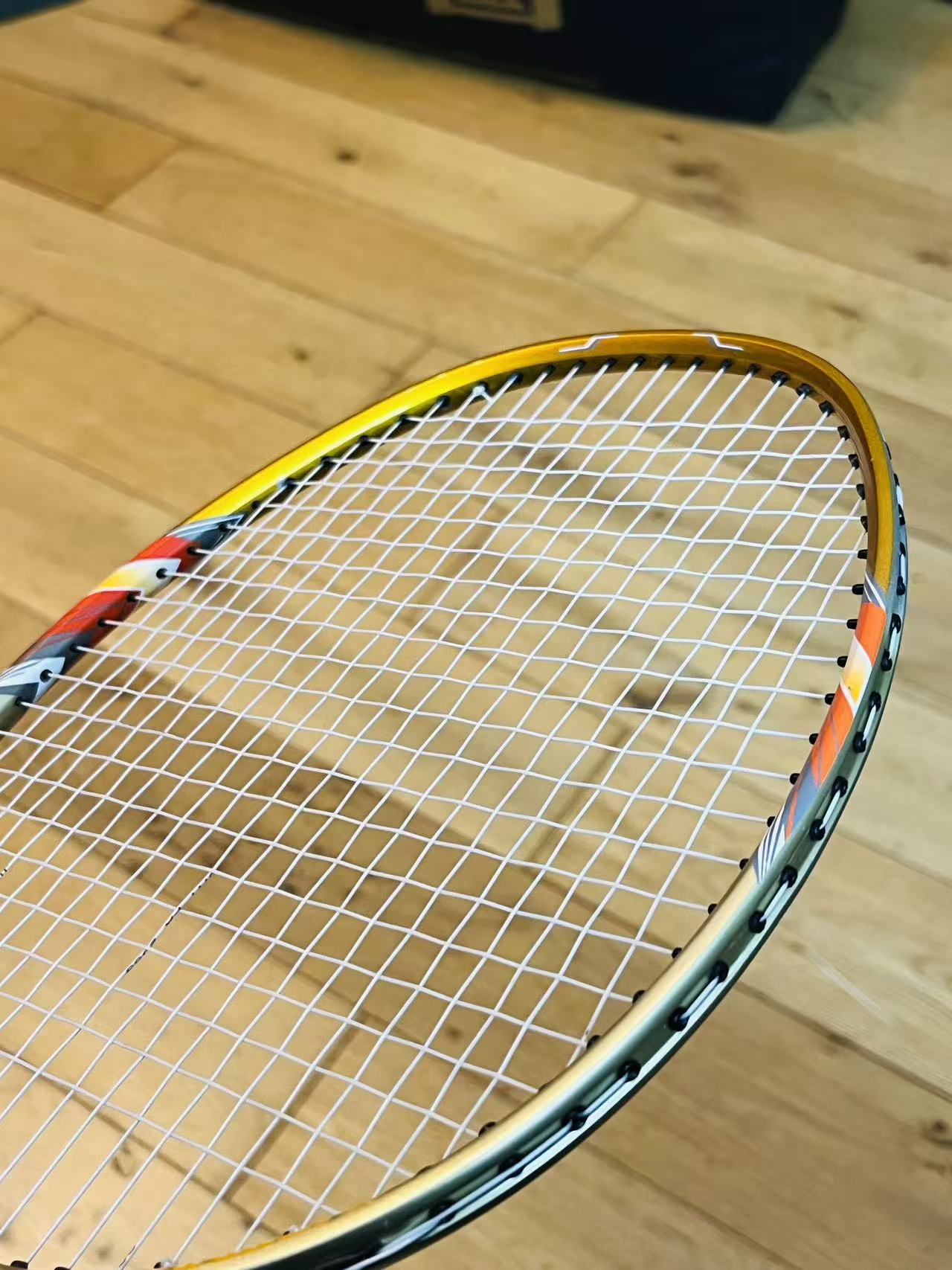 VICTOR SUPER NANO 7 used badminton racket 4UG5 strung 26lbs