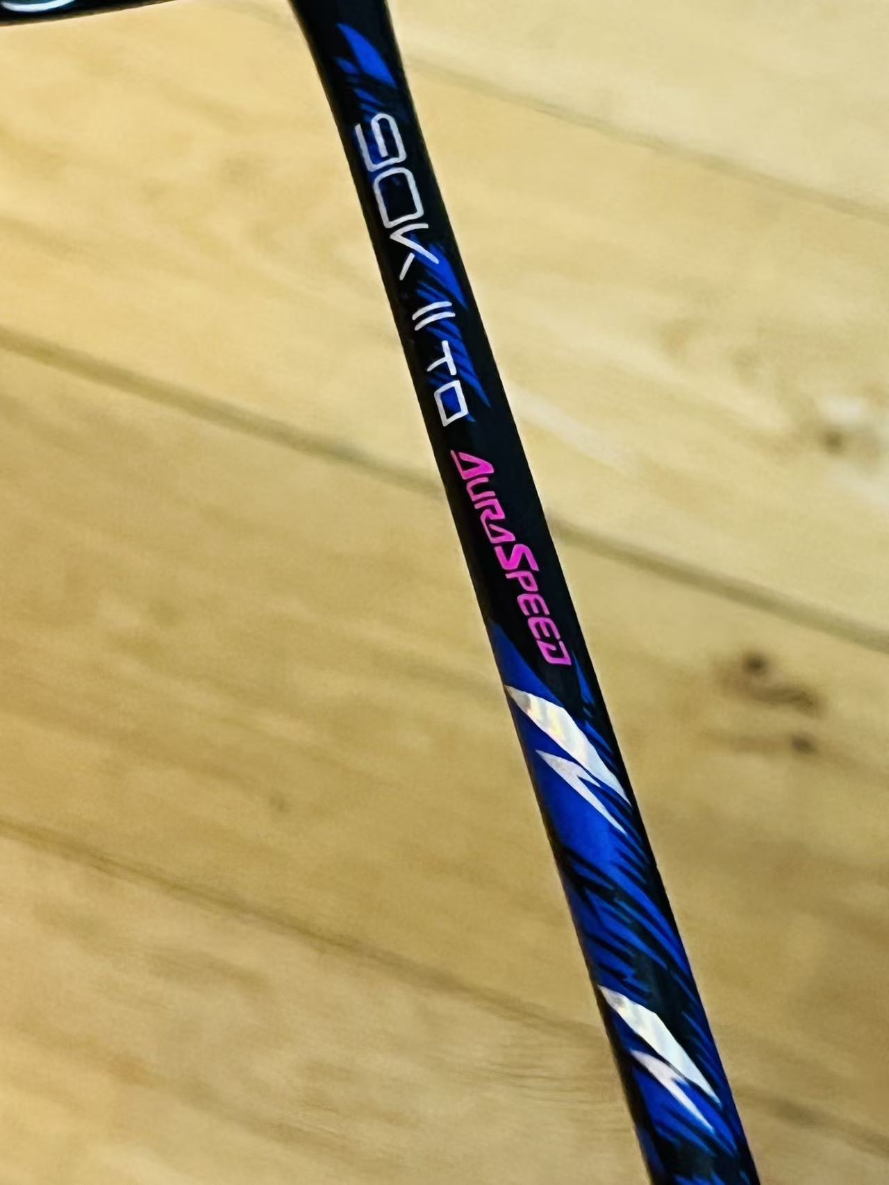 VICTOR AURASPEED 90K TD used badminton racket 3UG5 strung 26lbs