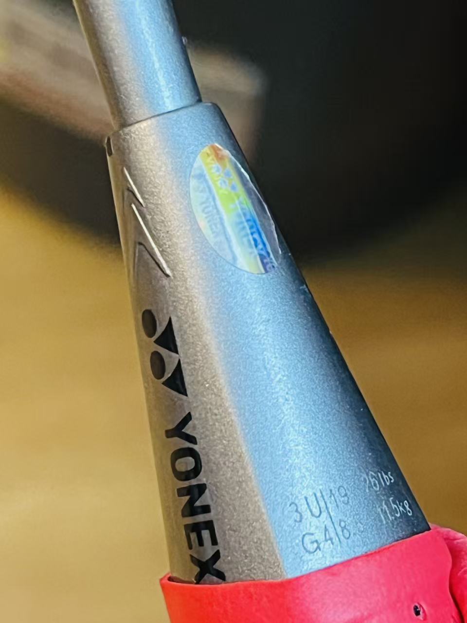 Yonex used DUORA 77 badminton racket 3UG4 strung 24lbs