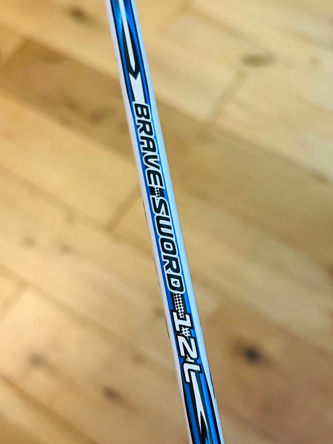 VICTOR BRAVESWORD 12L used badminton racket 4UG6 strung 26lbs