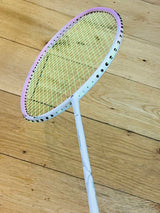 KUMPOO purple carbon fiber badminton racket 5UG6 strung 24 lbs(max 30lbs)