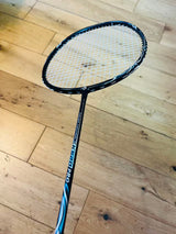 KUMPOO used carbon fiber badminton racket 4U strung 24 lbs(max 28lbs)