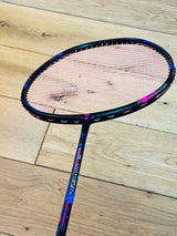 DIXING  brand new purple carbon fiber badminton racket strung 24 lbs