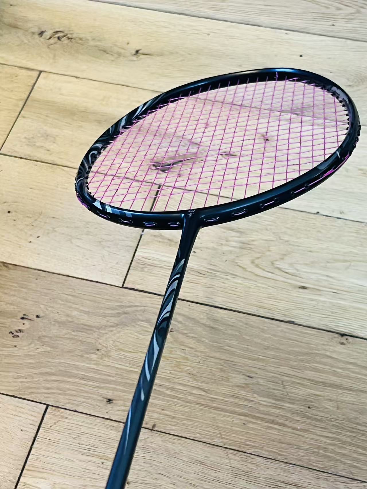 DIXING  brand new  grey carbon fiber badminton racket strung 24 lbs