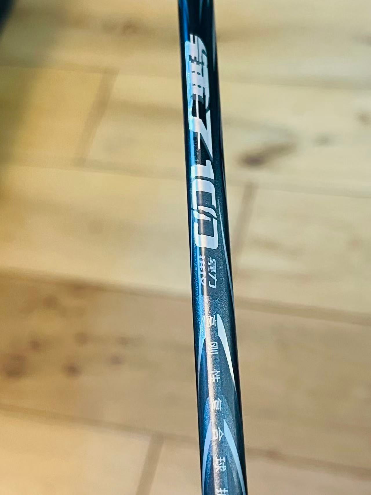DIXING  brand new  grey carbon fiber badminton racket strung 24 lbs
