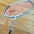 DIXING brand new blue grey carbon fiber badminton racket strung 24 lbs