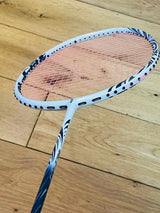 DIXING brand new blue grey carbon fiber badminton racket strung 24 lbs