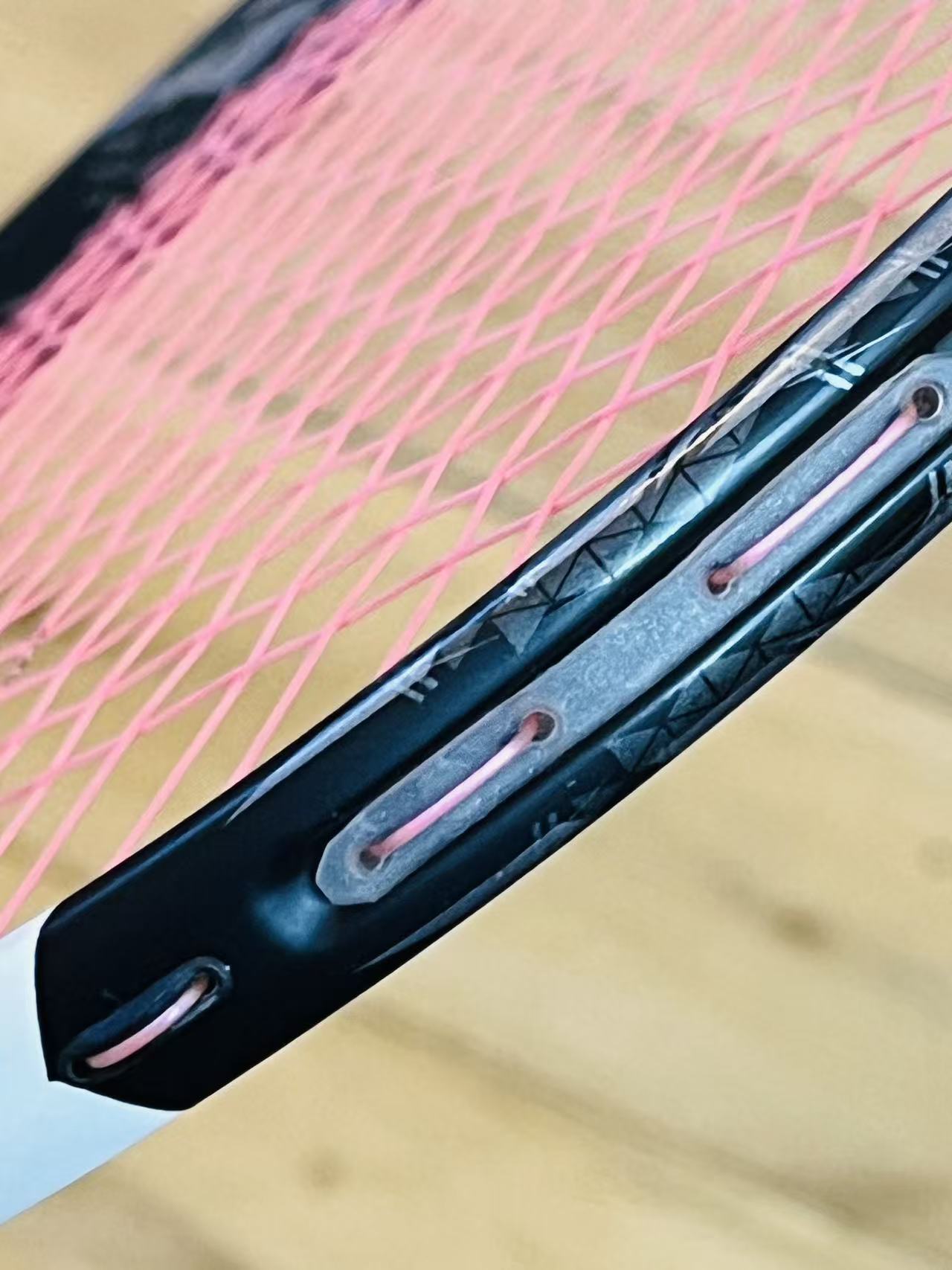 DIXING brand new white carbon fiber badminton racket strung 24 lbs