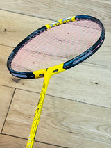 DIXING brand new yellow carbon fiber badminton racket strung 24 lbs