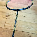 DIXING brand new yellow grey carbon fiber badminton racket strung 24 lbs