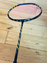 DIXING brand new yellow grey carbon fiber badminton racket strung 24 lbs
