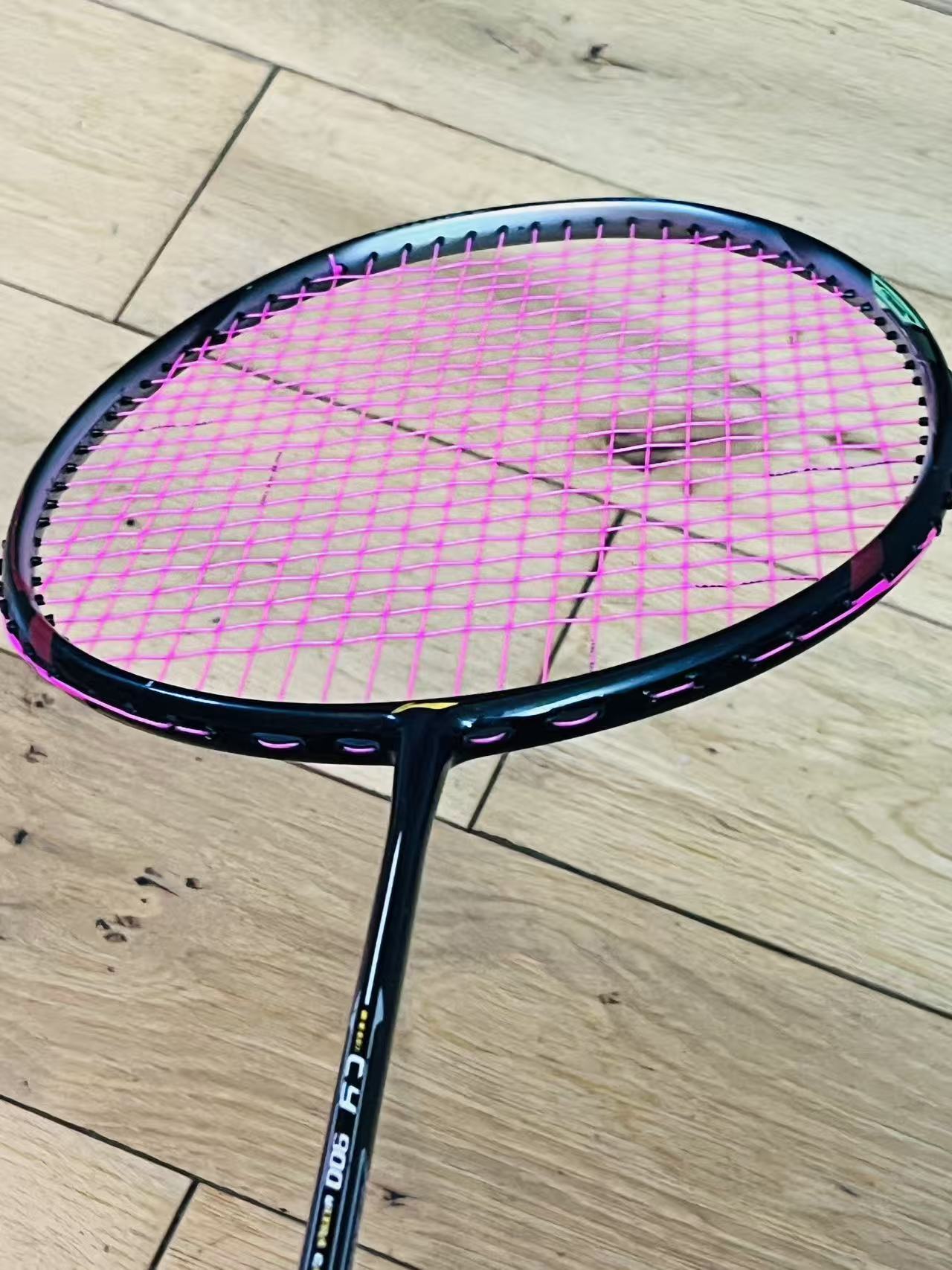 Li-Ning used CY 900  badminton racket 3U strung 26lbs
