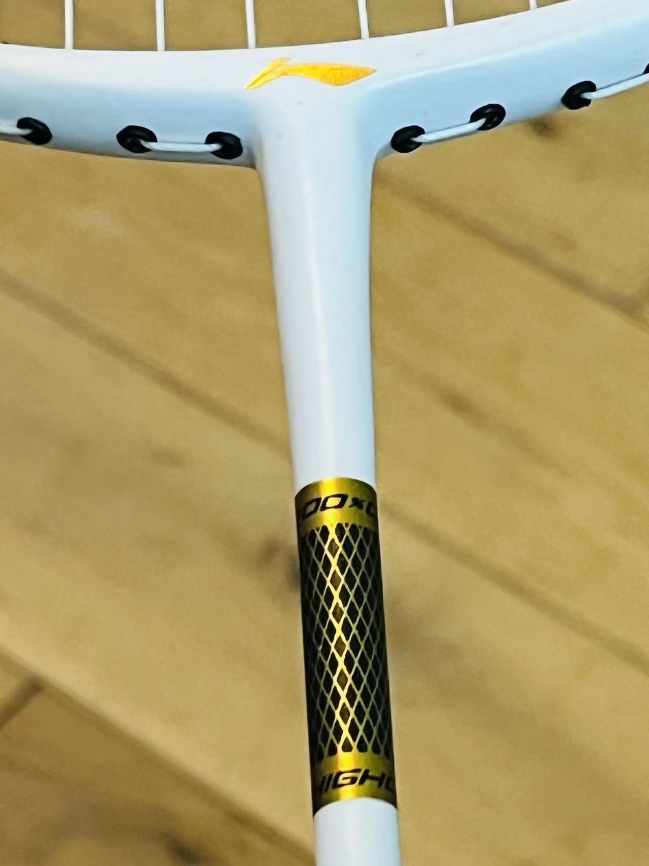 Li-Ning used badminton racket strung 22lbs