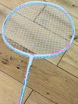 Li-Ning used HIGH CARBON  badminton racket 4U strung 25lbs(max 30lbs)