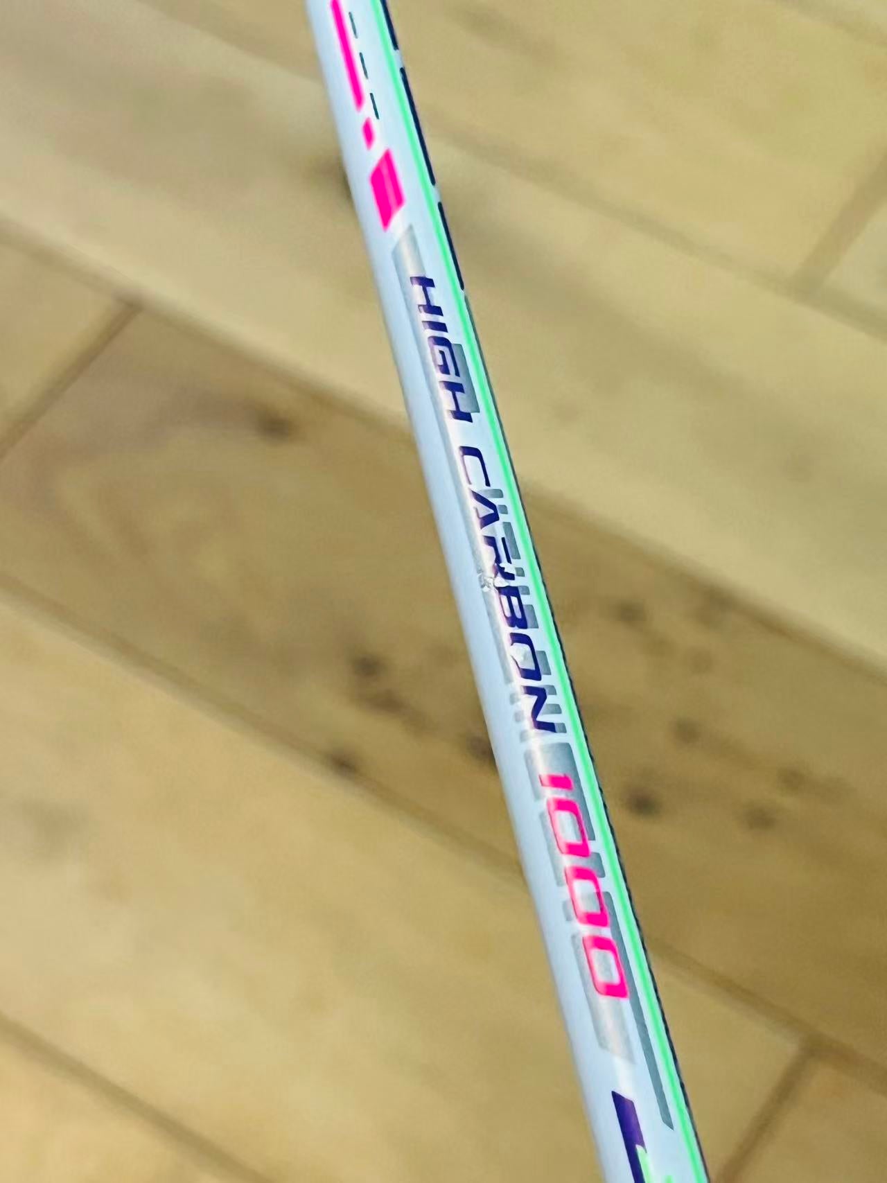 Li-Ning used HIGH CARBON  badminton racket 4U strung 25lbs(max 30lbs)