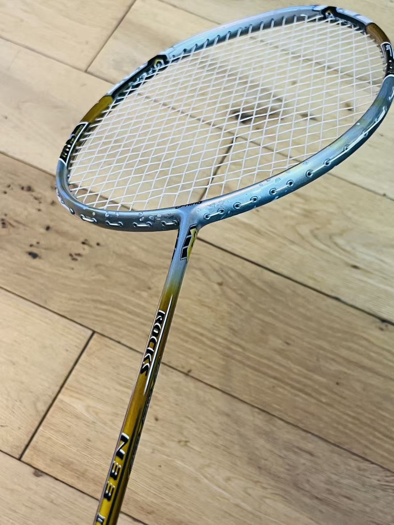 Li-Ning used ROCKS N33  badminton racket strung 26lbs