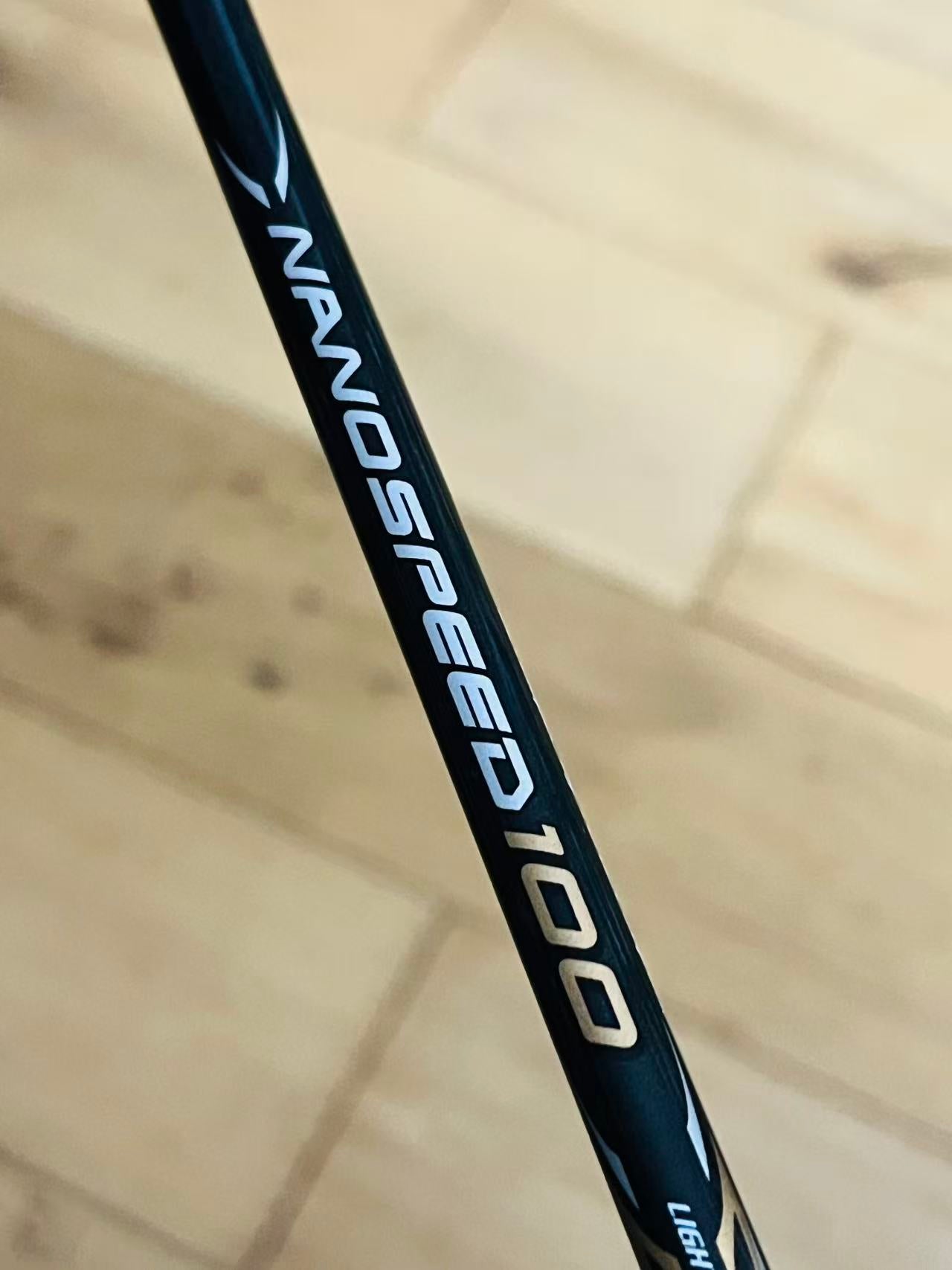 Yonex used NanoSpeed 100 badminton racket 3U strung 26lbs