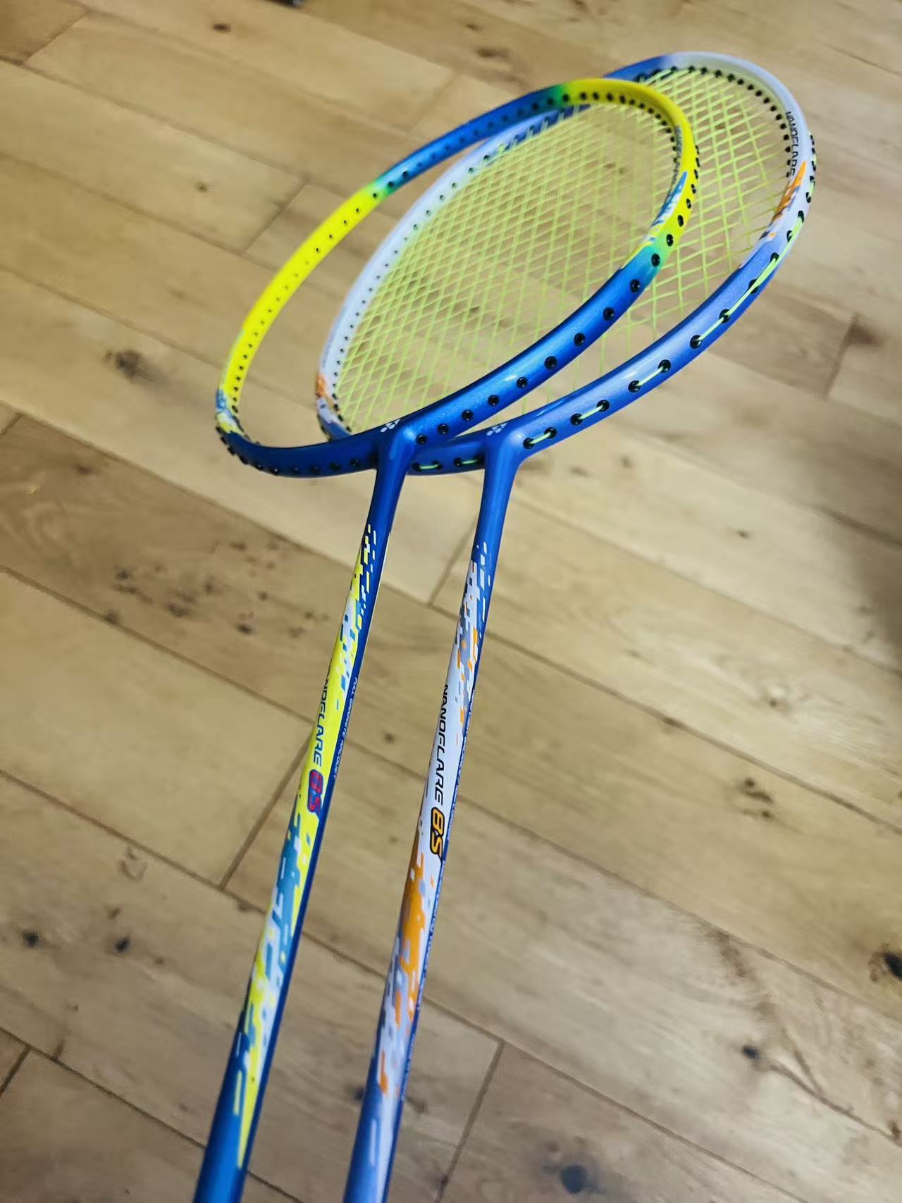 Yonex used Nanoflare 8S badminton rackets unit 4U strung 26lbs