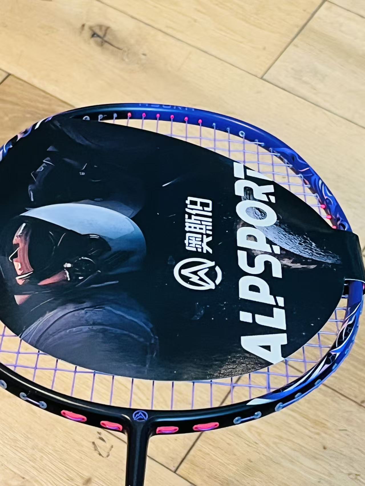 ALPSPORT BRAND NEW RACKET 6U head light badminton racket strung24lbs