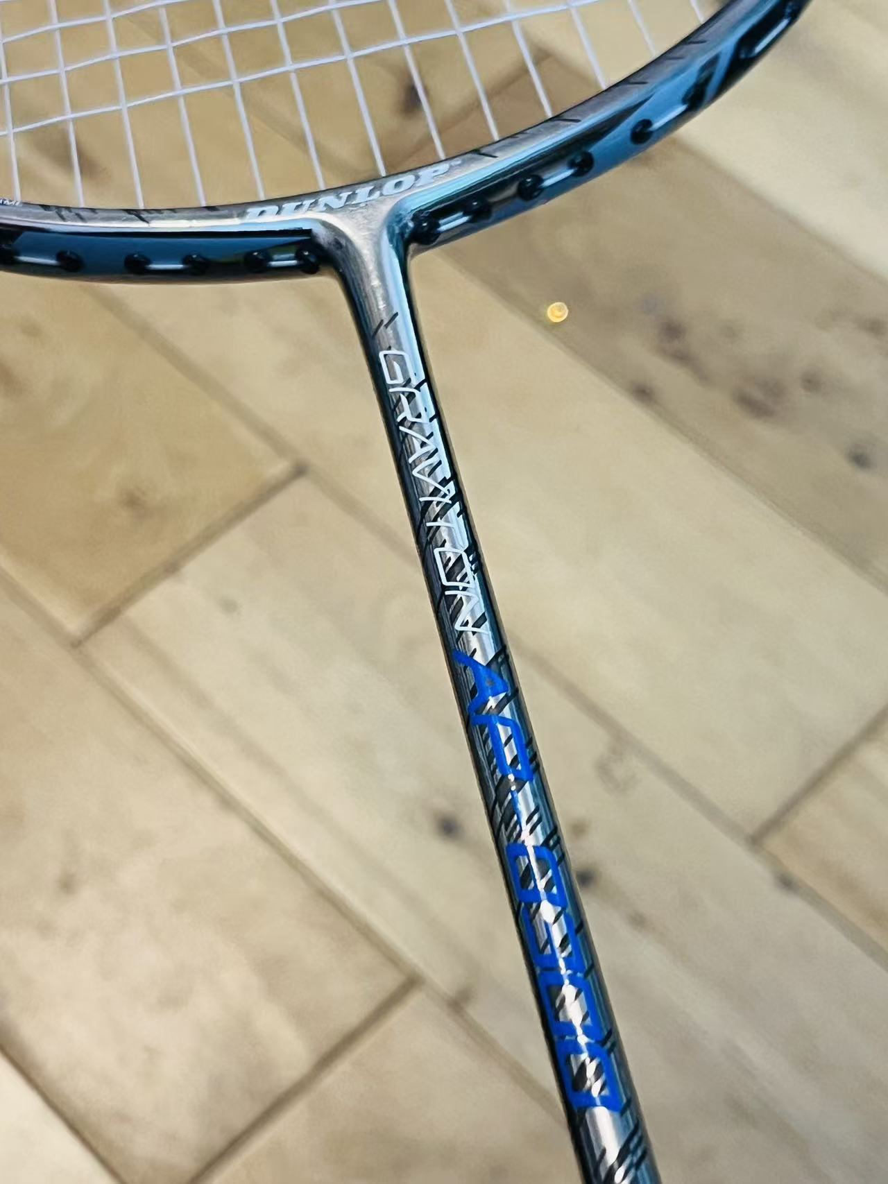 DUNLOP brand racket strung 23lbs