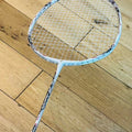 GXS brand carbon fiber badminton racket strung 24lbs