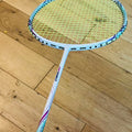 Pure carbon fiber badminton racket strung