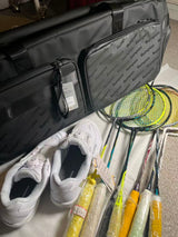 New leather Kumpoo badminton racket (Suitable for 8-10 racket capacity)