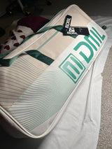 Extra-large artificial leather racket new bag (can hold 8-10 rackets)