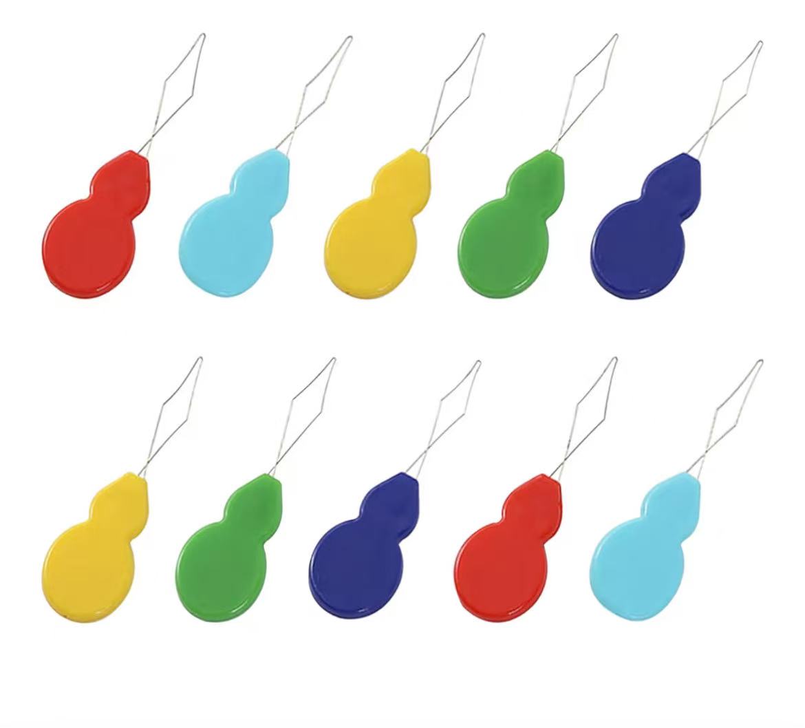 Stringer's aids: 10 racket double-hole stringing guides Stringer Needles unit