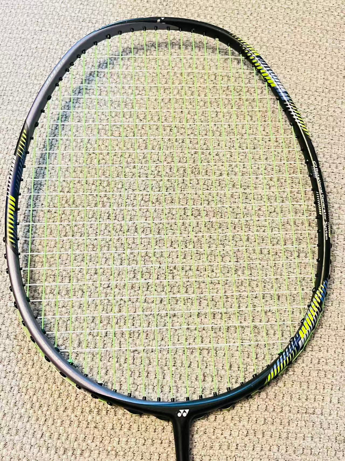 Yonex used Astrox 22F badminton SUPER LIGHT racket strung 24-26lbs