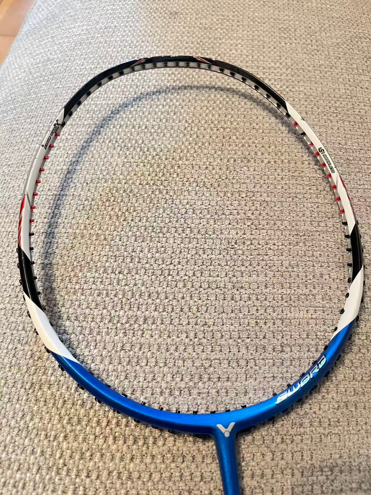 Used VICTOR Bravesword 12 badminton racket 4U strung 26lbs (Copy)