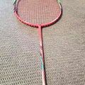 Li-Ning used Windstorm 72Speed  head light 6U badminton racket  strung 25lbs